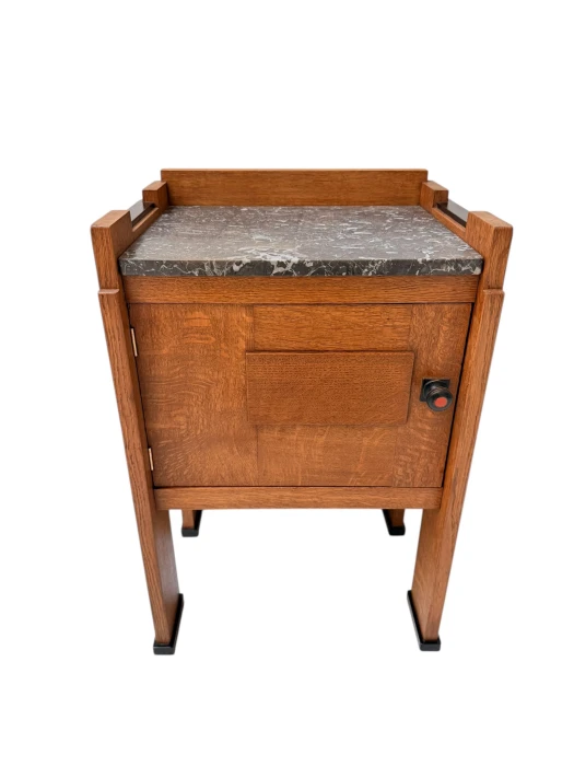 Art Deco Modernist Nightstand or Bedside Cabinet, 1920s